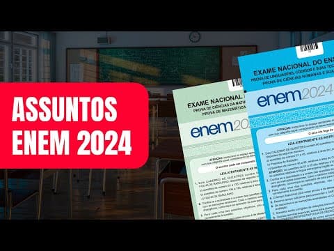 Thumbnail da aula: Todos os assuntos que caíram no ENEM 2024 | ProEnem