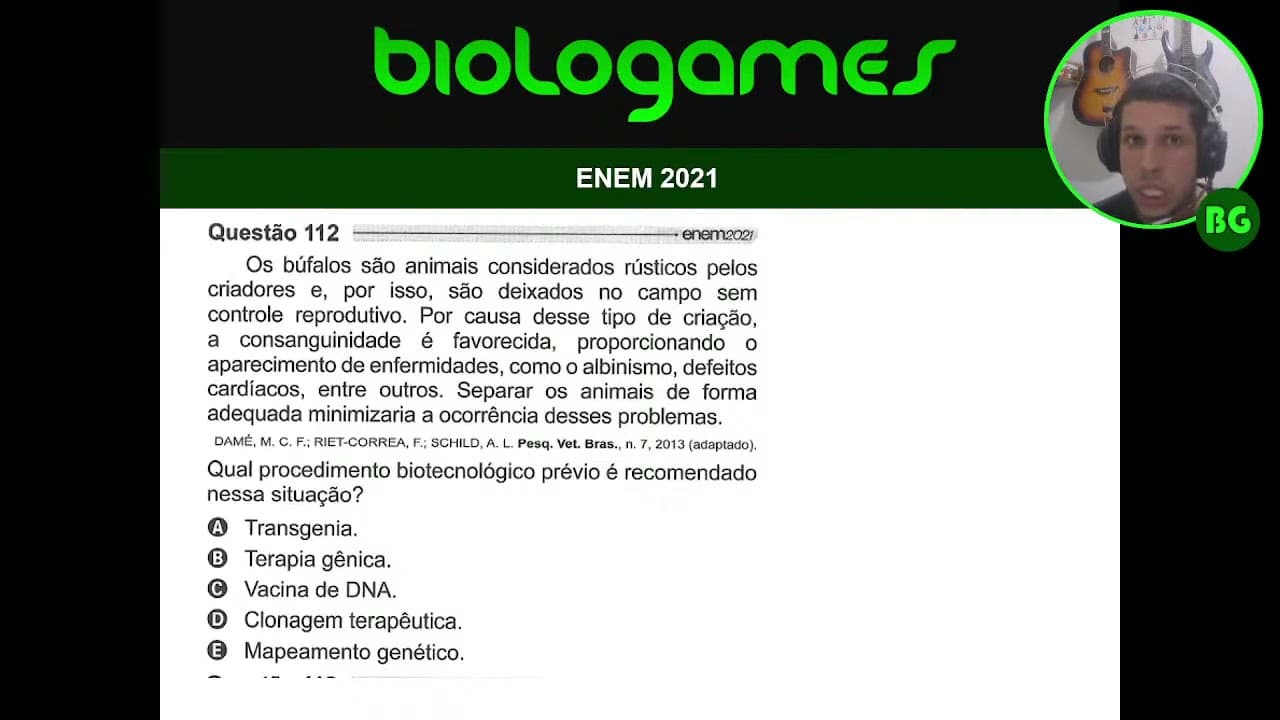 Thumbnail: ENEM 2021 - PROVA AZUL - Questão 112