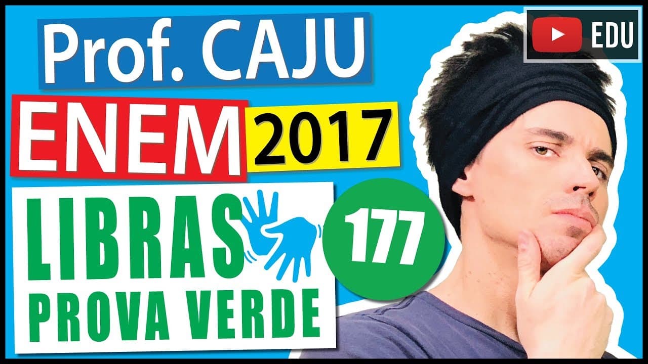 Thumbnail: [ENEM Libras 2017] 177 📗 DIVISÃO Um paciente recebeu uma prescrição médica para tomar um