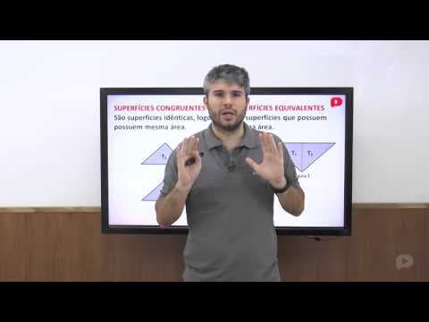 Thumbnail da aula: Matemática - Geometria Espacial - Áreas - Parte 1