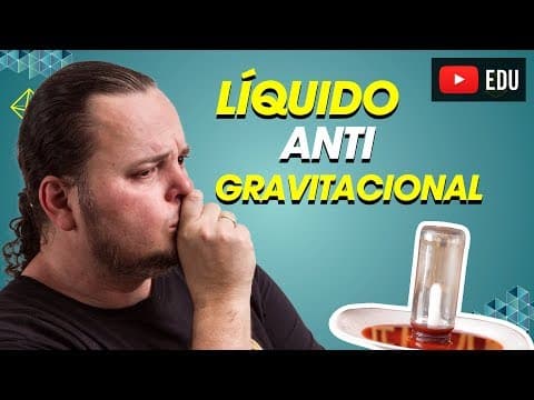 Thumbnail da aula: Líquido Anti Gravitacional 😱🤣😱 | pressão atmosférica | Experiência | A Física explica #004