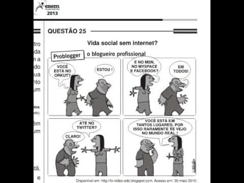 Thumbnail da aula: enem 2013 caderno azul questão 25 humanas HD