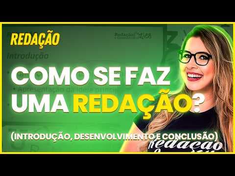 Thumbnail da aula: 🤩 [DICA INFALÍVEL] COMO SE FAZ UMA BOA REDAÇÃO? - Professora Pamba