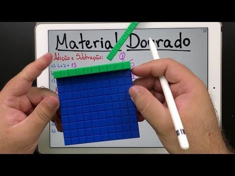 Thumbnail da aula: 💡 Adição, Subtração, Números Inteiros e Decimais 👉🏻 Material Dourado da MMP