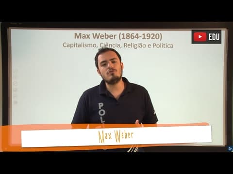 Thumbnail da aula: Videoaulas Poliedro | Max Weber