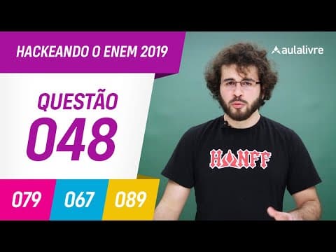 Thumbnail da aula: Enem 2019 | Filosofia: razão humana | Questão 48 (branco)