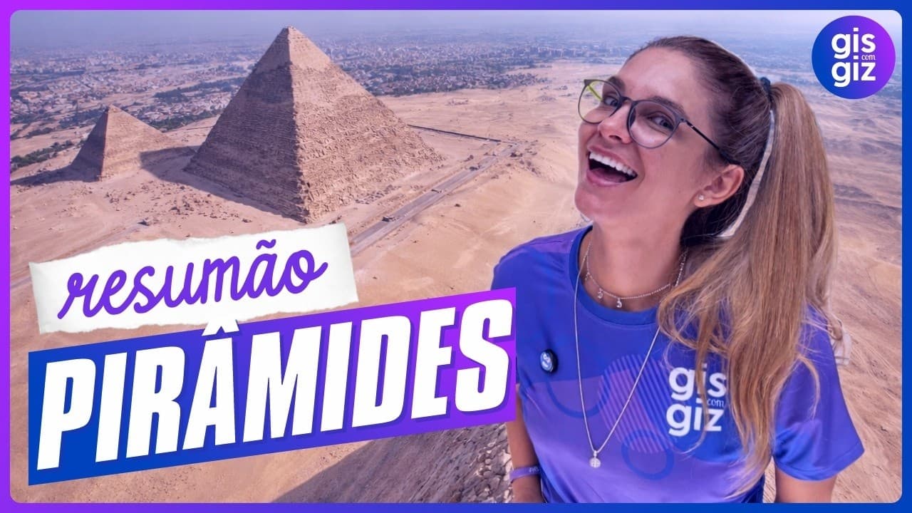 Thumbnail: RESUMÃO SOBRE PIRÂMIDES - ÁREA DA BASE DA PIRÂMIDE, ÁREA LATERAL, ÁREA TOTAL E VOLUME