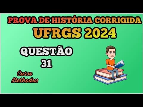 Thumbnail da aula: 31 de 2024 da prova de história da UFRGS - A República expandiu seus domínios da Itália central