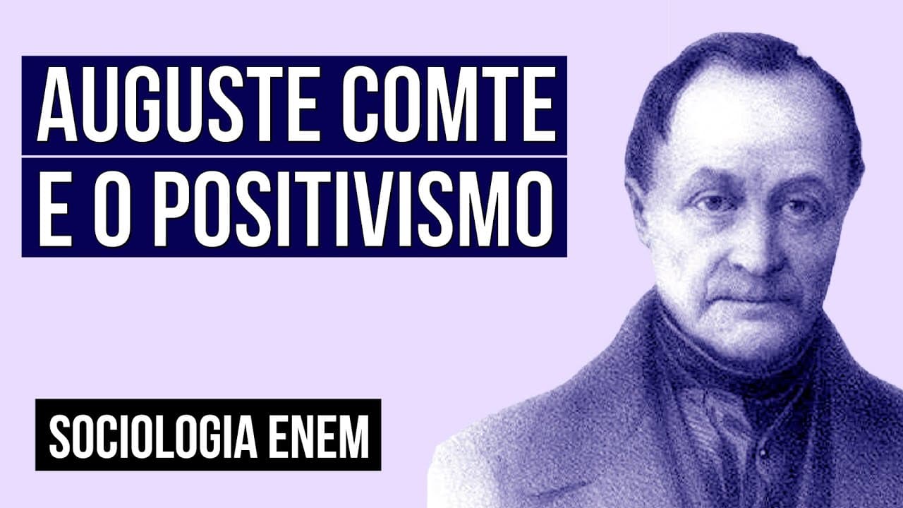 Thumbnail: AUGUSTE COMTE E O POSITIVISMO | Resumo de Sociologia para o Enem. Profe Fábio Luiz Pereira