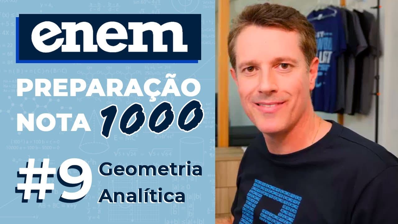 Thumbnail: ENEM: preparação nota 1000 ✅ Ponto médio e coordenadas do terceiro ponto
