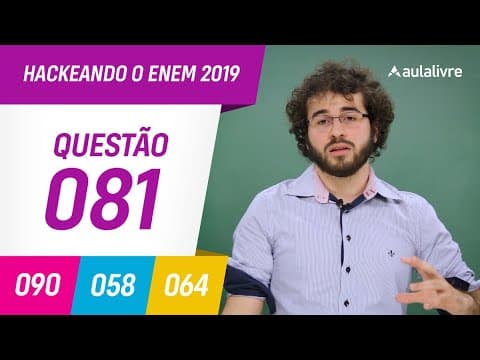 Thumbnail da aula: Enem 2019 | Filosofia: pecado e moral cristã | Questão 81 (branco)