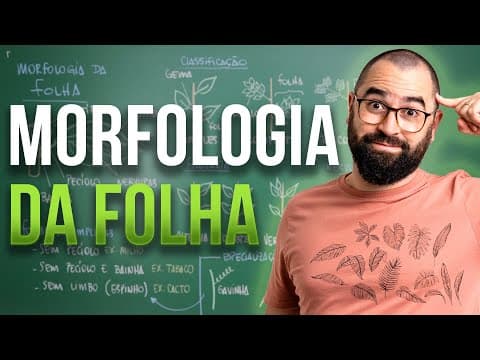 Thumbnail da aula: Morfologia da Folha - Aula 17 - Módulo 5: Botânica