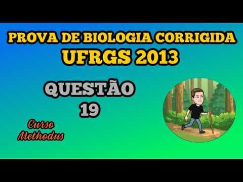 Thumbnail da aula: 19 de 2013 da prova de biologia da UFRGS  Analise as informações abaixo, relacionadas aos mecanismos