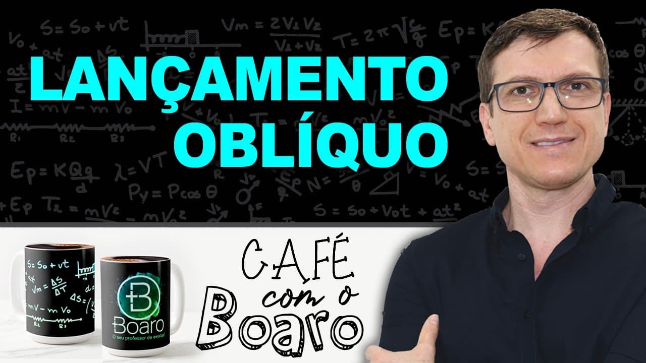 Thumbnail: LANÇAMENTO OBLÍQUO - Cinemática - EXERCÍCIOS para REVISÃO de FÍSICA - EXC062