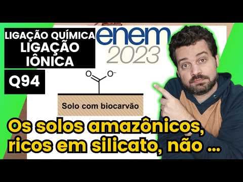 Thumbnail da aula: ✏️ENEM 2023 | Os solos amazônicos, ricos em silicato, não são apropriados para o cultivo por serem