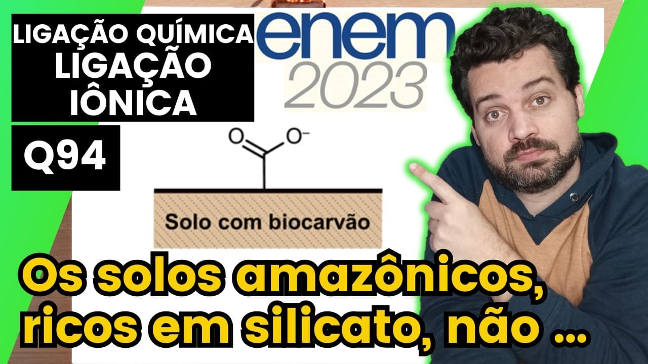 Thumbnail: ✏️ENEM 2023 | Os solos amazônicos, ricos em silicato, não são apropriados para o cultivo por serem