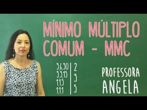 Thumbnail da aula: PROBLEMAS COM MMC - Professora Angela Matemática