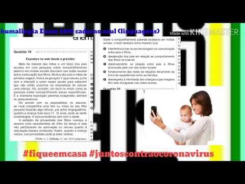 Thumbnail da aula: Questão 19 Enem 2019 caderno azul linguagens