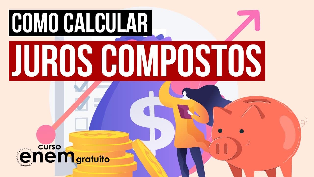 Thumbnail: JUROS COMPOSTOS: como calcular e exemplos | Resumo de Matemática para o Enem | Lucas Borguezan