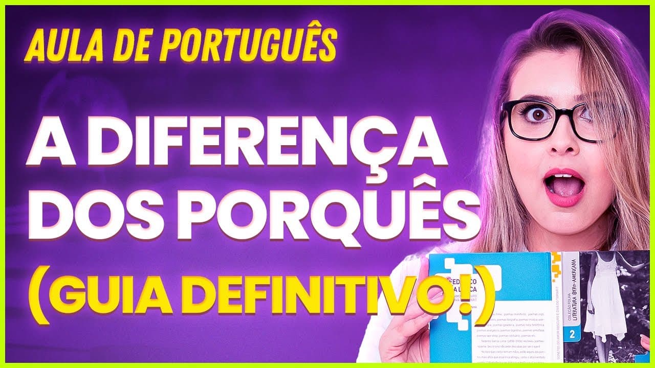 Thumbnail: GUIA DEFINITIVO: O USO DOS PORQUÊS + RESOLUÇÃO DE EXERCÍCIOS (Gramática para Concursos)