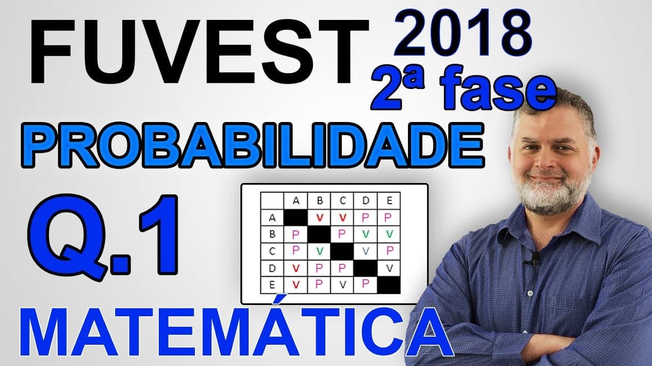 Thumbnail: 1 FUVEST 2018 2ª MATEMÁTICA