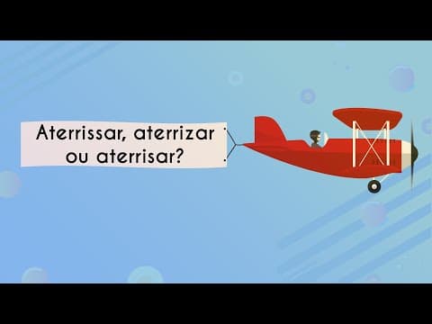 Thumbnail da aula: Aterrissar, aterrizar ou aterrisar? - Brasil Escola
