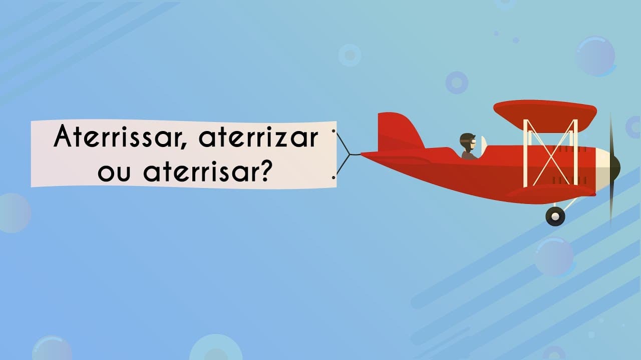 Thumbnail: Aterrissar, aterrizar ou aterrisar? - Brasil Escola