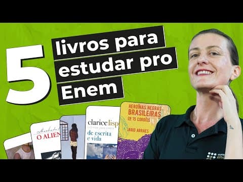 Thumbnail da aula: 5 LIVROS PARA AJUDAR NA PROVA DE LINGUAGENS DO ENEM