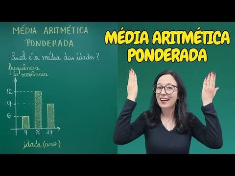 Thumbnail da aula: MÉDIA ARITMÉTICA, MEDIANA E MODA em menos de 3 minutos