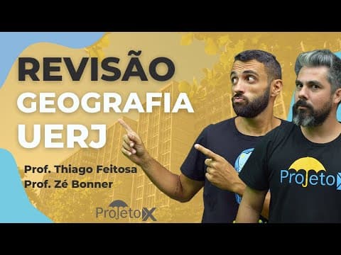 Thumbnail da aula: AO VIVO | Revisão Humanas | Geografia - Prof. Thiago Feitosa e Zé Bonner