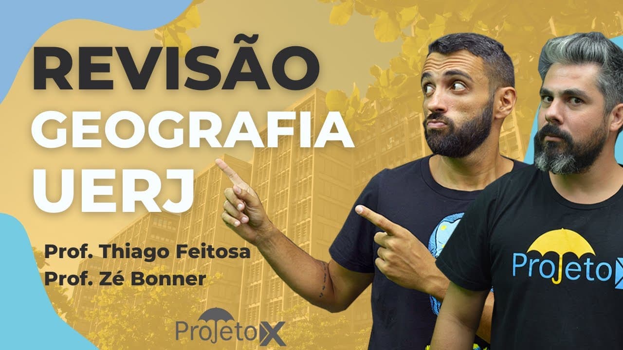 Thumbnail: AO VIVO | Revisão Humanas | Geografia - Prof. Thiago Feitosa e Zé Bonner