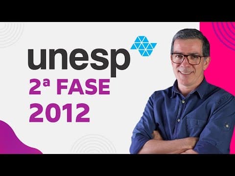 Thumbnail da aula: Gabarito UNESP 2012 Segunda Fase