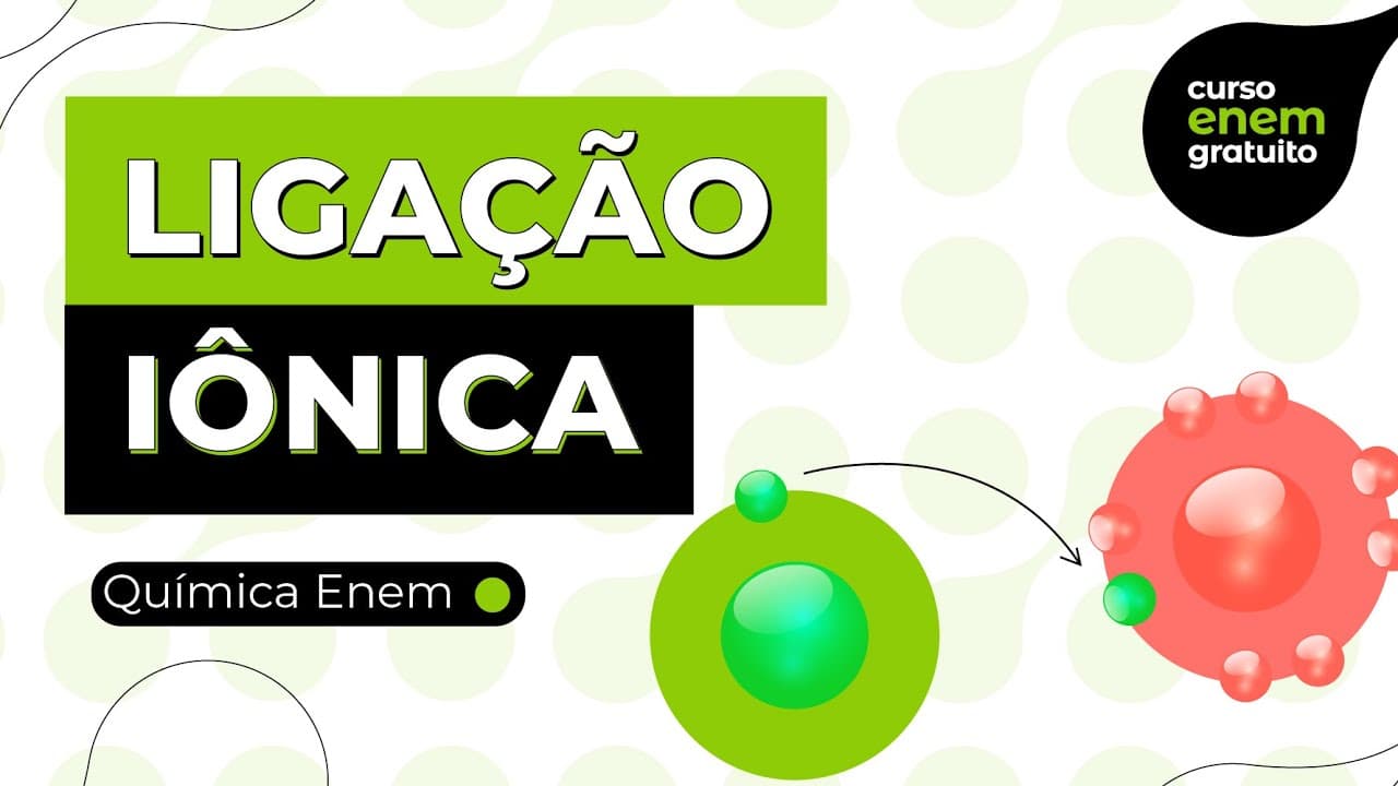 Thumbnail: COMO ESTUDAR LIGAÇÃO IÔNICA? | Química para o Enem | Larissa Campos
