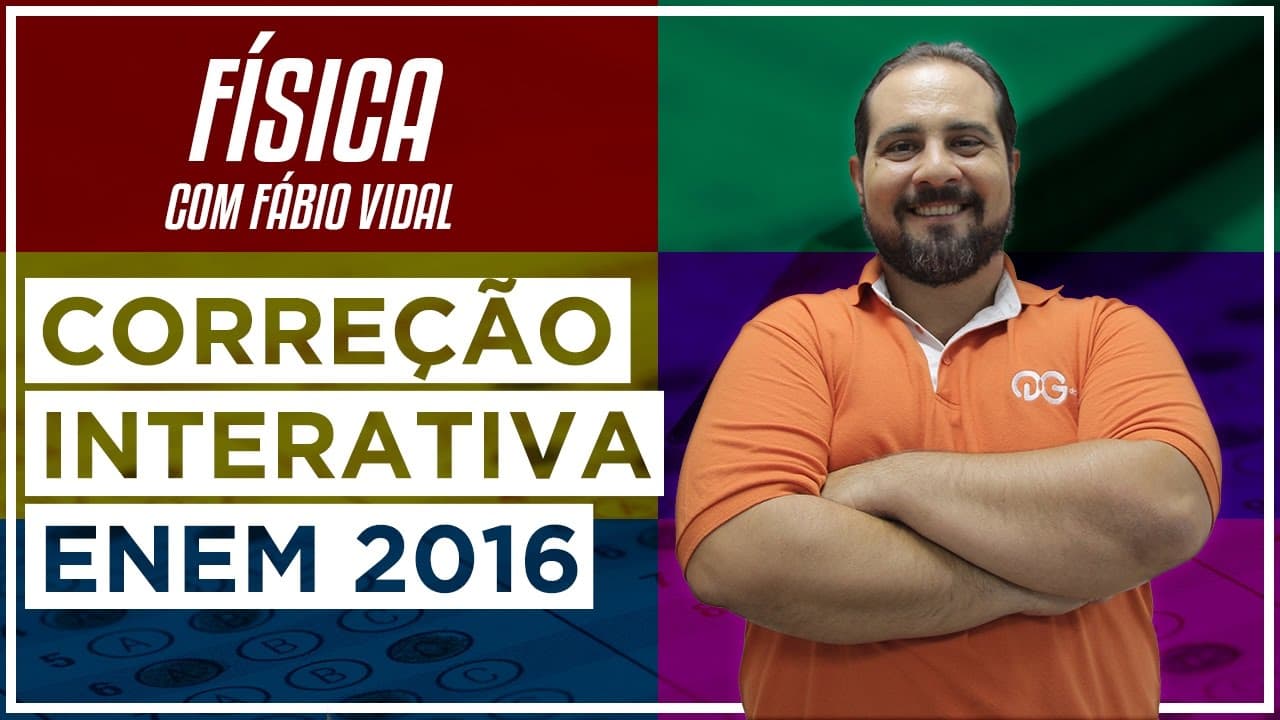 Thumbnail: Correção do ENEM 2016 - Física com Fábio Vidal