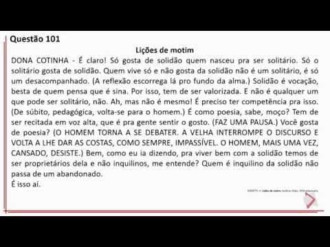 Thumbnail da aula: ENEM 2016 - Questão 101 - Linguagens, códigos e suas tecnologias (ref. prova cinza)