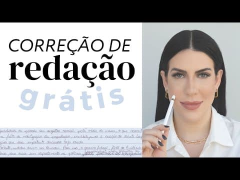 Thumbnail da aula: COMO FAZER CORREÇÃO DA REDAÇÃO