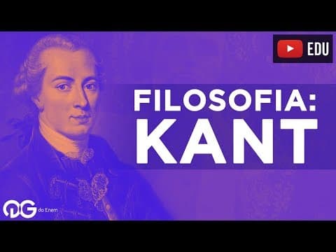 Thumbnail da aula: Esclarecimento segundo Kant - Filosofia - Enem