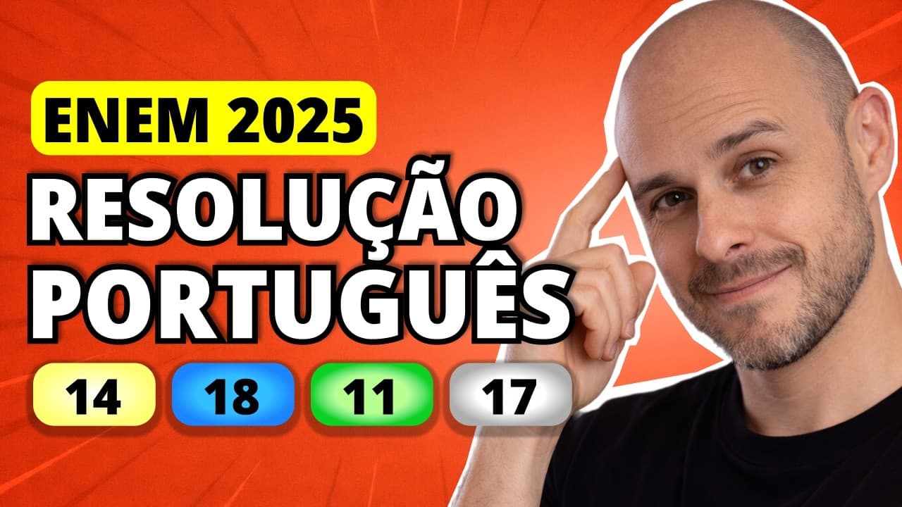Thumbnail: ENEM 2025 Linguagens – Questão 14 | Com 20 anos de experiência no futebol de alto rendimento, Marina
