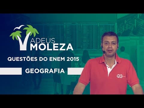 Thumbnail da aula: Questões de Geografia do ENEM 2015 resolvidas