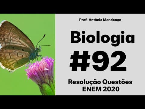 Thumbnail da aula: ENEM 2020 - A enorme quantidade de resíduos gerados pelo consumo crescente da sociedade traz...