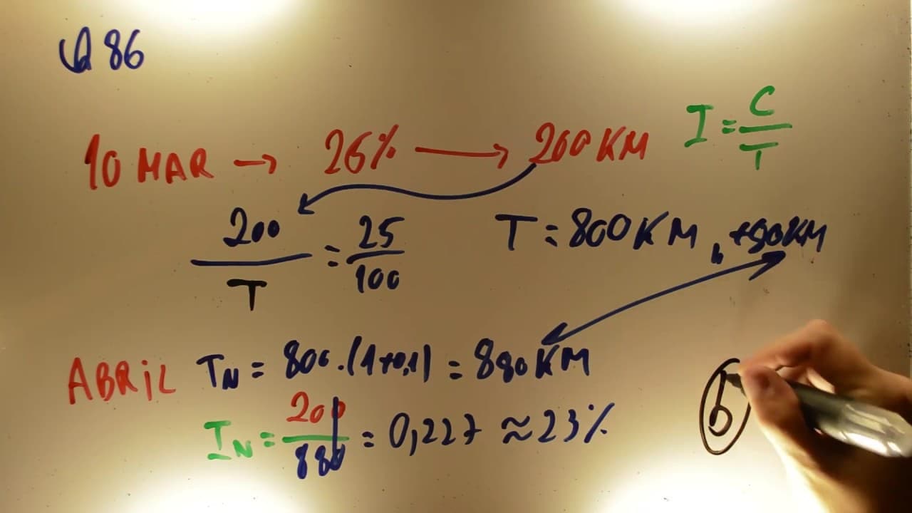 Thumbnail: Índice TRÁFEGO UNESP 2017 - Matemática 86 - Porcentagem - 1ª fase - Aulas A+ Resolve