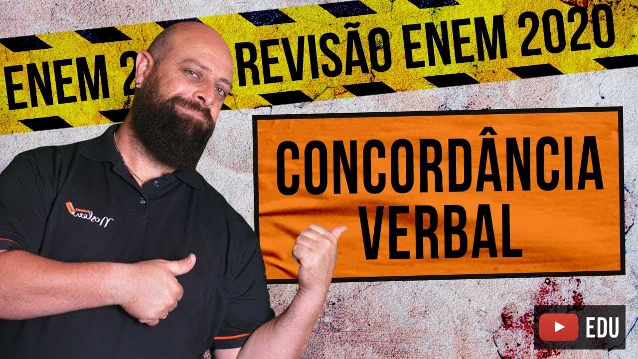 Thumbnail: Concordância Verbal – Revisão Enem com Prof. Noslen