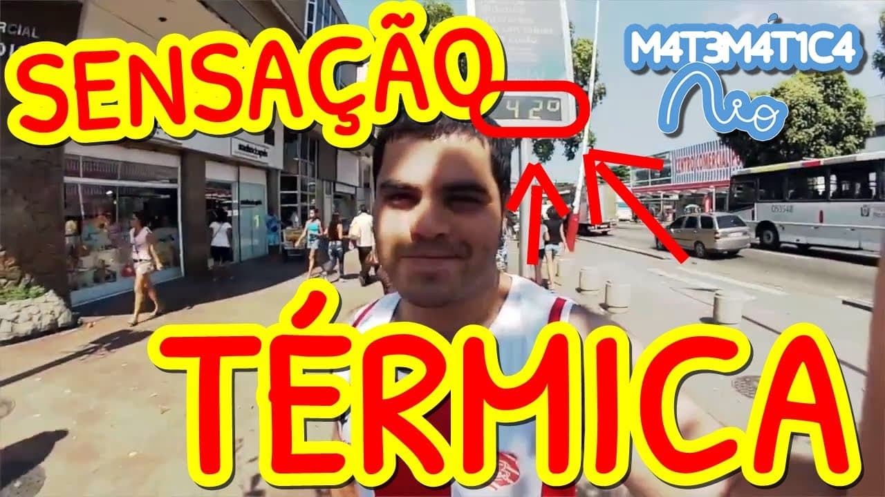 Thumbnail: SENSAÇÃO TÉRMICA - Como Calcular? | Matemática Rio