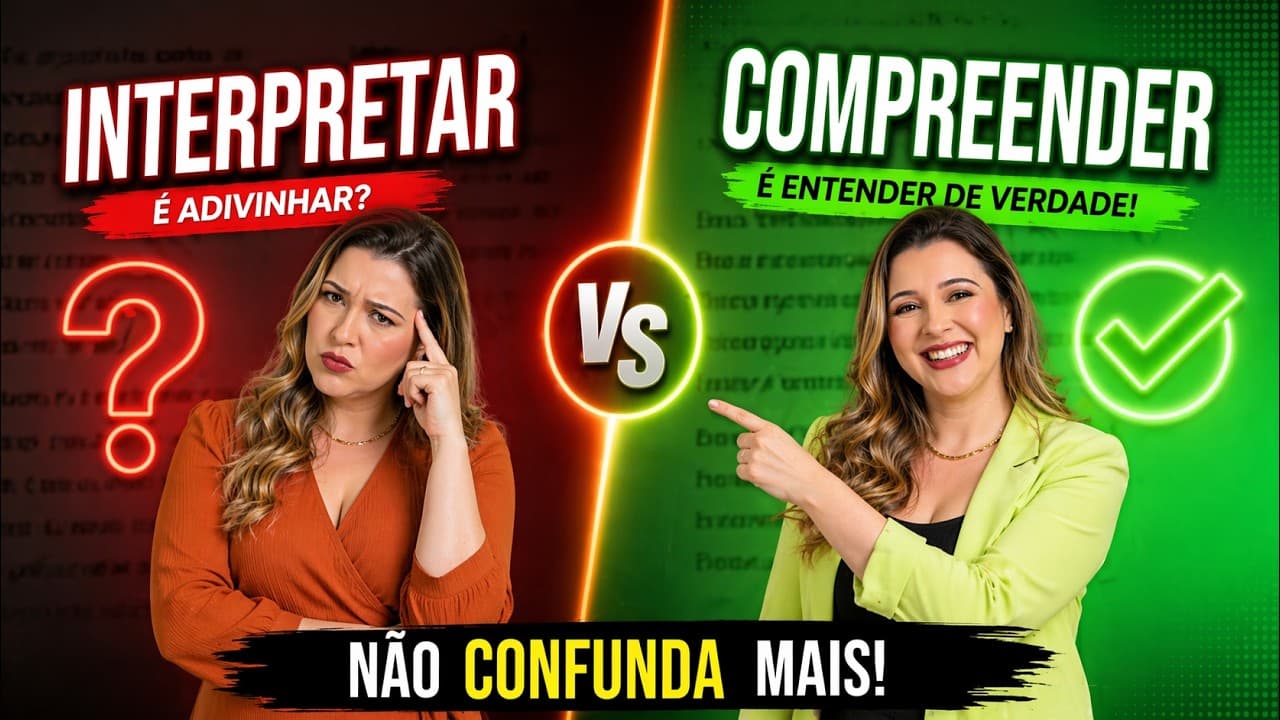 Thumbnail: Interpretação de Texto do Zero: Saia daqui pronto para qualquer prova!