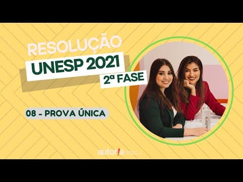 Thumbnail da aula: Resolução UNESP 2021 (2ª fase) - Autoria Linguagem - Questão 08 | Linguagens, prova única
