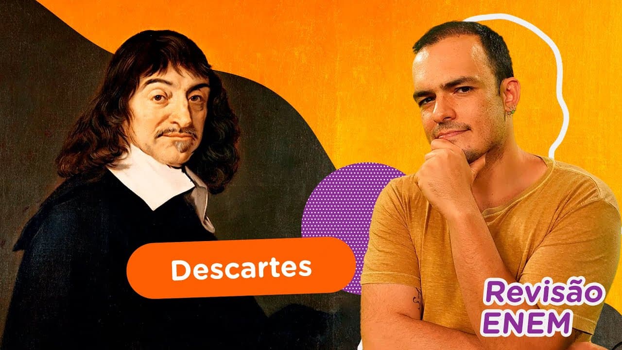 Thumbnail: René Descartes | Filosofia | Revisão Enem