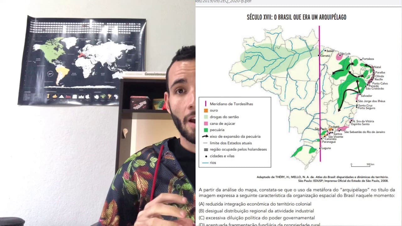 Thumbnail: UERJ 2020 Geografia 2EQ Questão 9