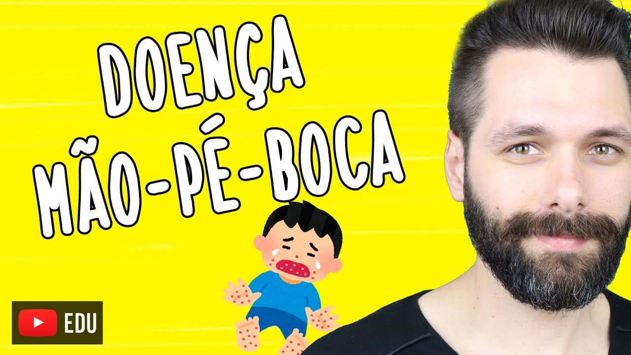Thumbnail: DOENÇA MÃO-PÉ-BOCA - Síndrome Mão Pé e Boca | Biologia com Samuel Cunha