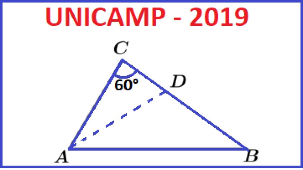 Thumbnail: UNICAMP 2019 - MATEMÁTICA VESTIBULAR