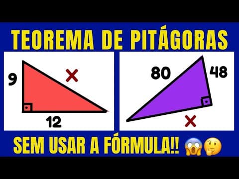 Thumbnail da aula: AGORA O TEOREMA DE PITÁGORAS FICOU FÁCIL DE ENTENDER! 🤔AGORA VOCÊ APRENDE!!